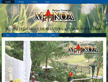 Tablet Screenshot of manoaparque.com